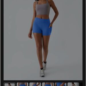 Medium HALARA Women's Vibrant Blue Athletic Shorts